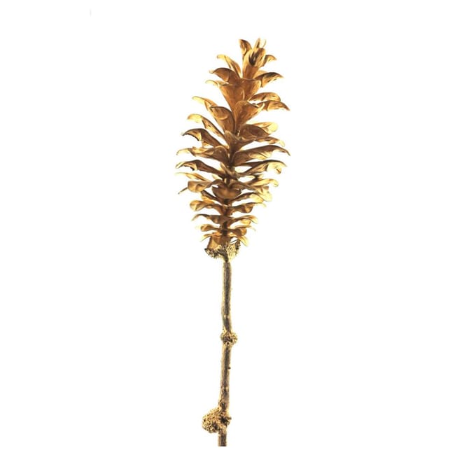 Kunsttak Gouden Dennenappel 64 cm