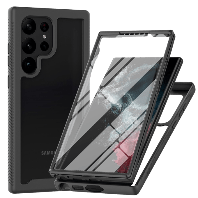 Comfycase Samsung Galaxy S25 Ultra Full Protection Cover Zwart