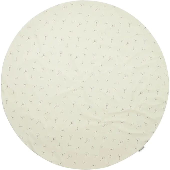 Meyco Baby Ginkgo kinderstoel knoeimat - ⌀110cm - soft sand