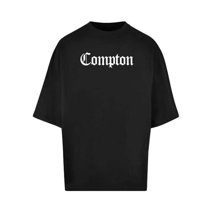 Mister Tee - Compton Huge Heren Tshirt - S - Zwart