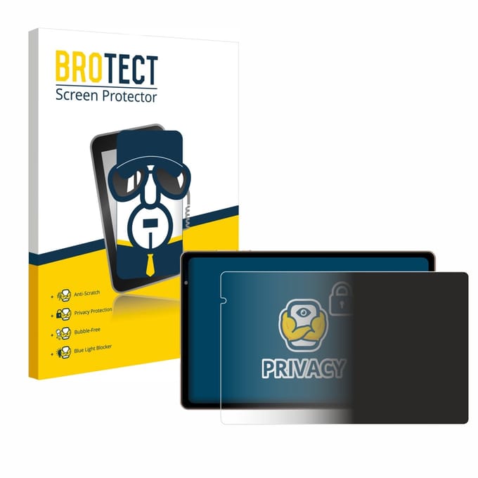 BROTECT - privacy screenprotector voor Biegedy B22 10" - Folie Beschermfolie Blauwlichtfilter