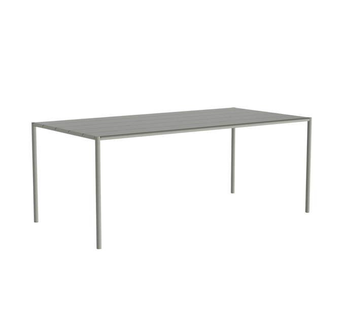 NINE Sinus tuintafel - grey - 189 x 94,5 cm