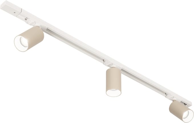 Lumidora Railspot 75287 - AREZZA - 3 Lichts - GU10 - Wit - Beige - Zand - Metaal