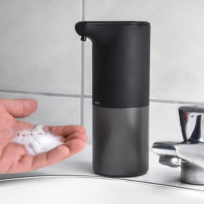 MikaMax Foaming Soap Dispenser - Sensor 1200 mAh Zeepdispenser 350 ml - Oplaadbaar en Hervulbaar