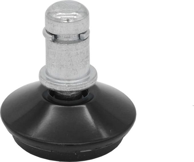Bureaustoel glijders set - zwart - diameter 3,5cm