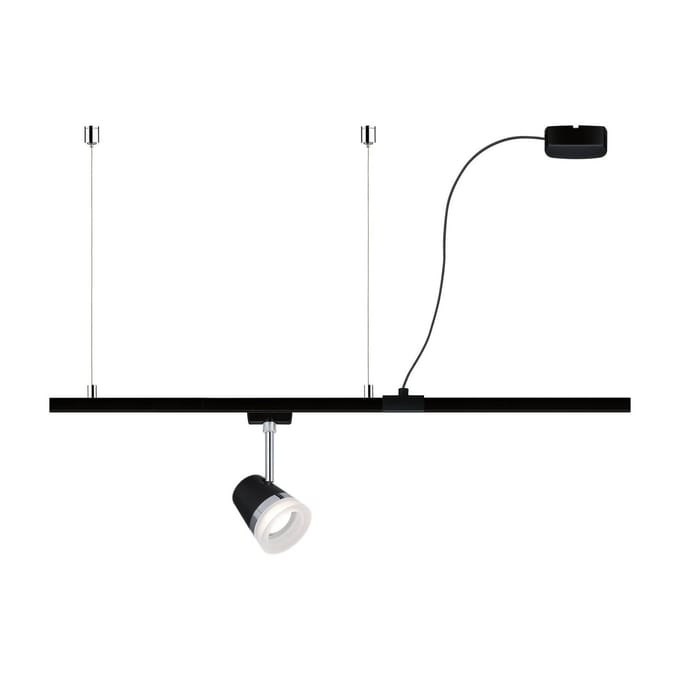 Paulmann 95418 95418 230V-railsysteemcomponenten Stroomaansluiting Zwart (mat)