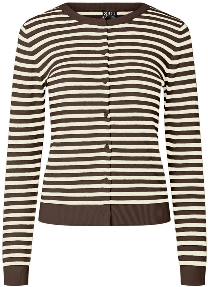 PIECES - PCNORA LS O-NECK KNIT CARDIGAN NOOS BC - Dames - Cardigans