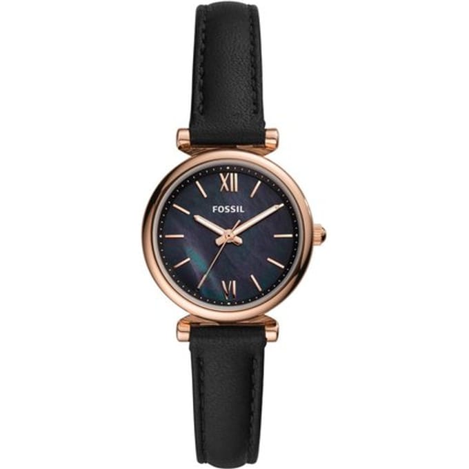 Fossil Carlie ES4700 Dameshorloge 28 mm - Rosékleurig