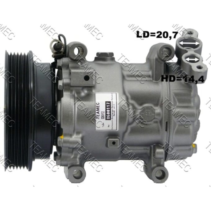 Compressor airconditioning TEAMEC 8600117