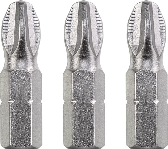 KWB Schroefbit - PH1 - Phillips 1 - 25mm - 3 stuks