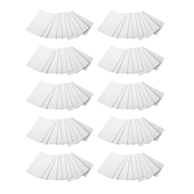 Set van 100 stuks Contactloos 125kHz Smart RFID Proximity ID Kaart Alleen lezen Toegangskaart EM4100 white