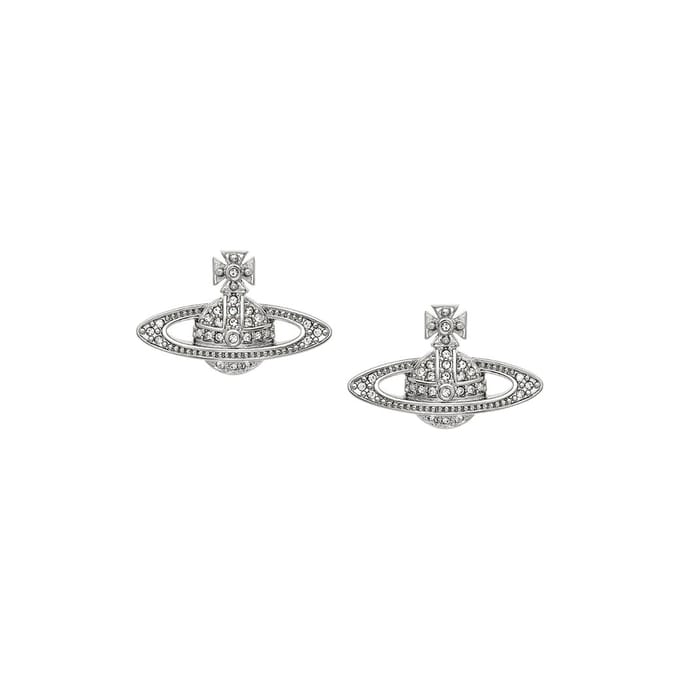 Vivienne Westwood Oorbellen Mini Bas Relief 6202003302P116P116 Silver|F|Box white