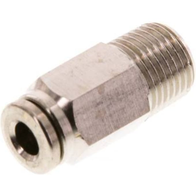 4mm x R1/8'' Messing Insteekfitting buitendraad FKM [5 Stuks]