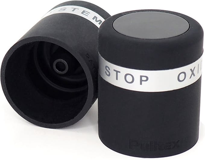 AntiOx wijnstopper Tech Blister - zwart