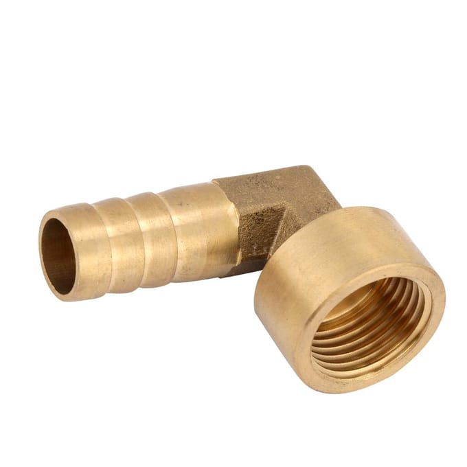 G12 Binnendraad Messing Elleboog Slangpilaar Koppeling Connector Verbindingsstuk Adapter Fitting(14mm) beige