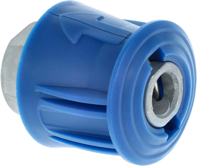 Hogedrukreiniger Adapter - Snelkoppeling M22 - Slang Aansluiten - Quick Connect - 53 cm - Blauw