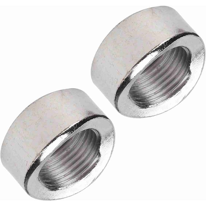 2 STUKS Zuurstofsensor Gebogen Gekartelde Moer Plug M18 X 1.5 Draad IJzer