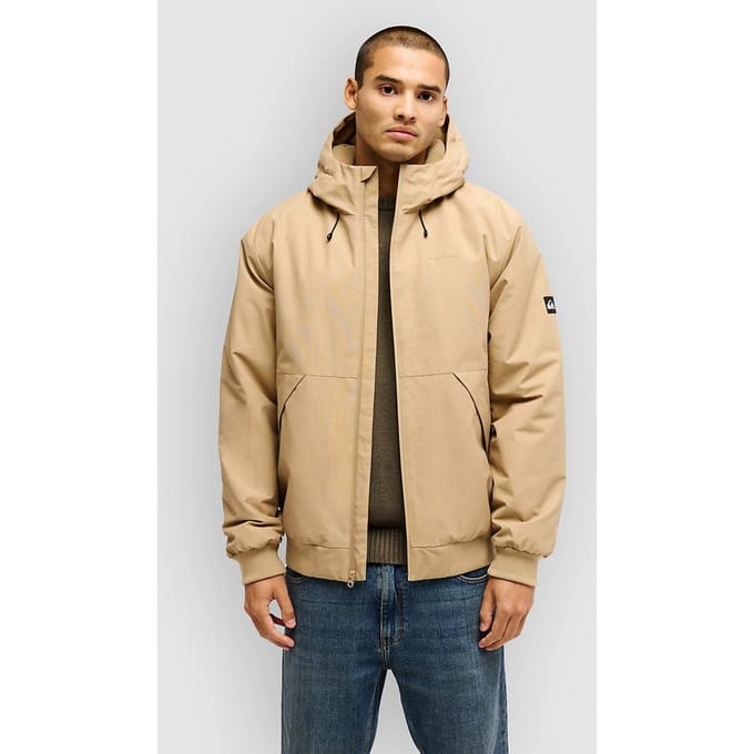 Quiksilver Brooks 3k Parka Beige S Man