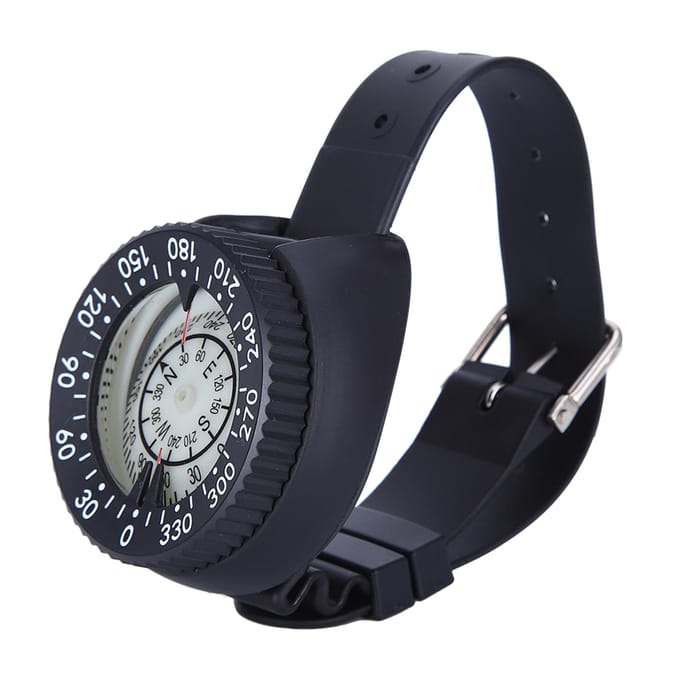 Outdoor Mini Lichtgewicht Plastic Waterdicht Kompas Gereedschap Accessoire black