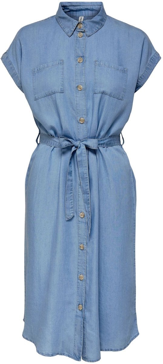 ONLY- CARPEMA HANNOVER SS DNM MIDAX DRESS NOOS - Dames - Jurk