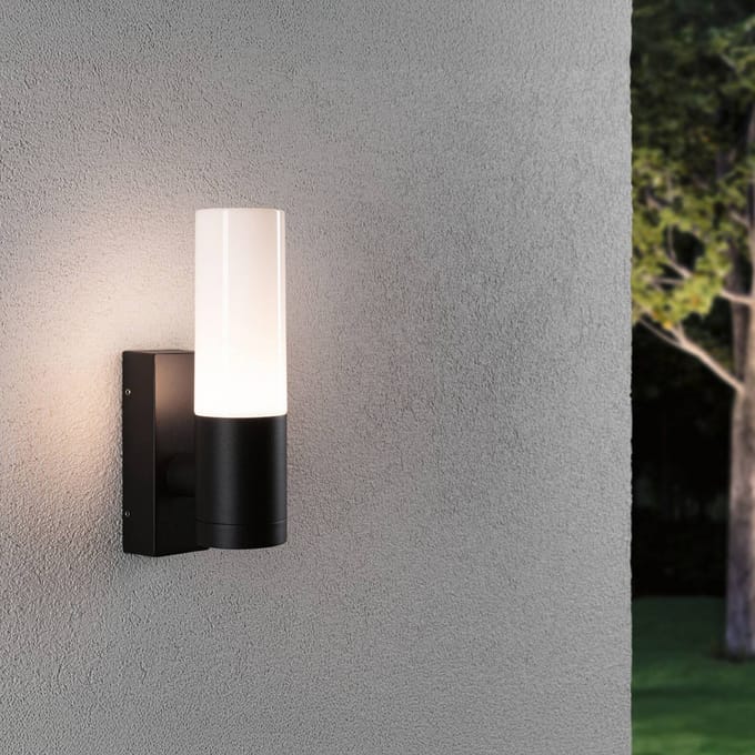 Paulmann Tralia Wandlamp Buiten - IP44 - E27 - max. 10W - 230V - Antraciet - Aluminium