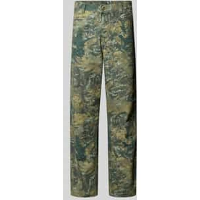 Stoffen broek met Franse steekzakken