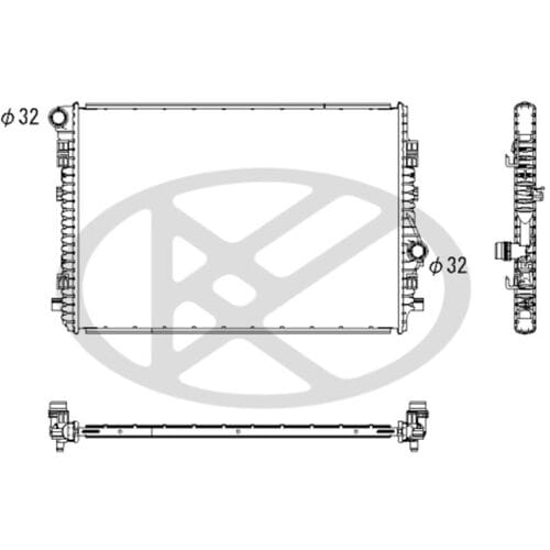 Radiator, motorkoeling KOYORAD PL453906