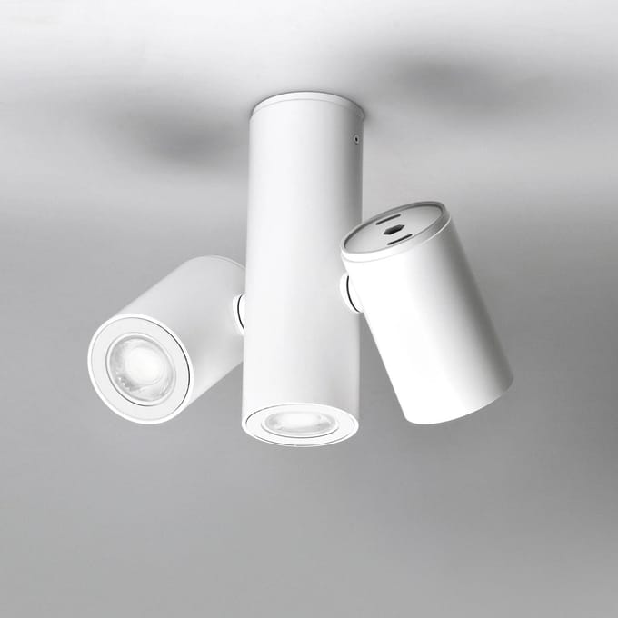 Milan Iluminación Milan Kronn plafondspot 3-lamps wit