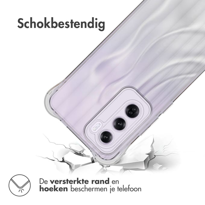 imoshion Hoesje - Geschikt voor Oppo Reno 12 Pro - Shockproof Case - Transparant