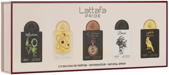 Lattafa Pride Eau De Parfum Discovery Mini Geschenkset - 5 x 20 ml