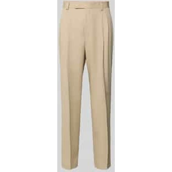 Wide leg bandplooibroek van Lyocell Model 'C-PAT-BB-DPL-262'