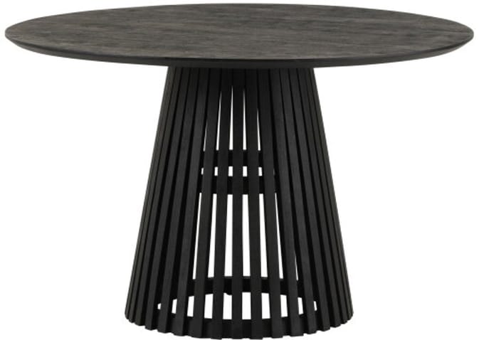 Eettafel Burundi Rond Acacia 120 cm - Zwart
