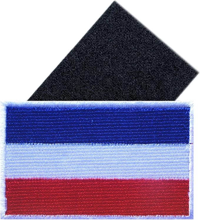 Nederlandse Vlag Patch met Klittenband - 8 x 5 cm