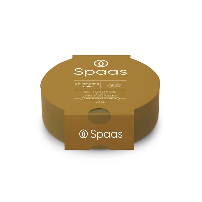 Spaas - Geurkaars - 4-wiek - 20 uur - Shimmering Smile