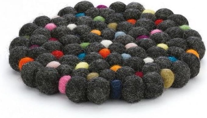 Cilio - Onderzetter - rond - Schapenwol - LANA