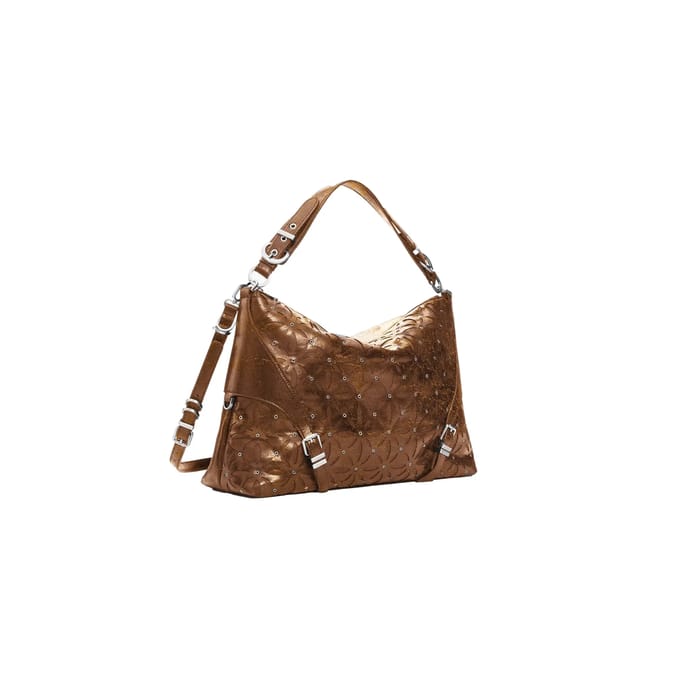 Desigual schoudertas Coriolis Leiri Shoulder Bag Leather West bruine