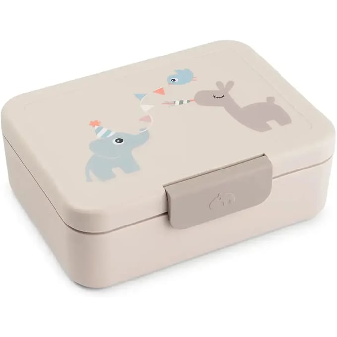 Done By Deer Lunch Box W/Divider Celebration Sand