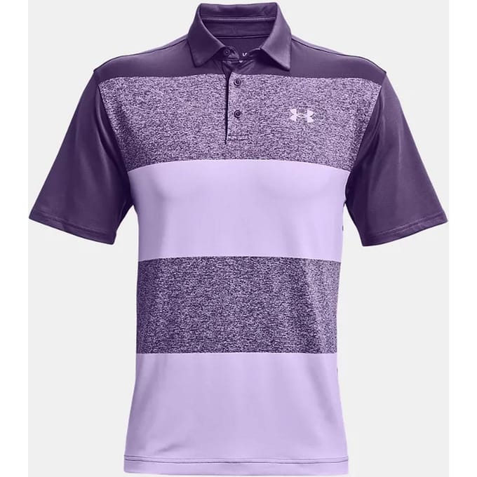 Under Armour Playoff 2.0 Heren Paars Poloshirt