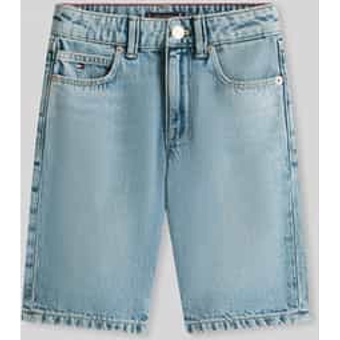 regular fit jeansshorts van puur katoen
