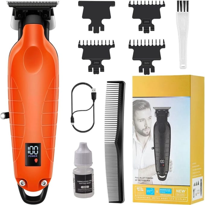 SCH® Trimmer Baard - Trimmer - Oranje - 5cm x 4cm x 17cm