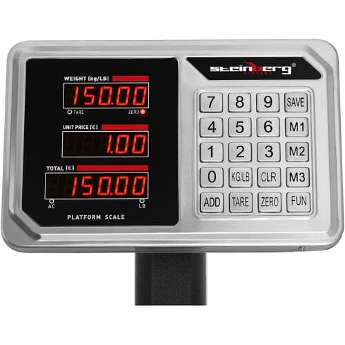 Steinberg Systems Platformweegschaal - 150 kg / 0,02 kg - 60 x 45 cm - LED 10030527