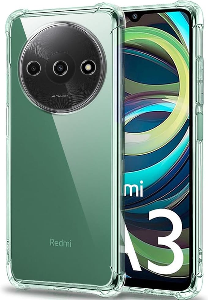 Hoesje geschikt voor Xiaomi Redmi A3/A3x - Techsuit Shockproof Silicone Back Cover - Transparant