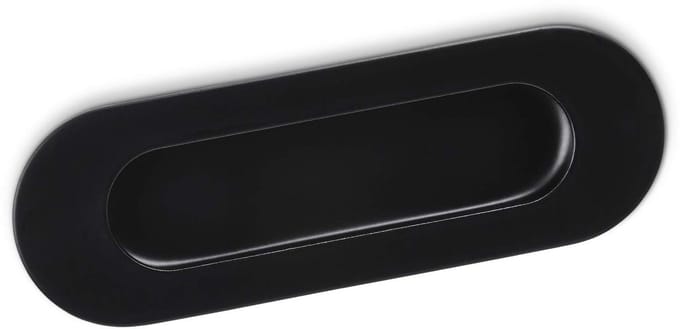 5 x Meubelgreep EL-09 Boorgatafstand 108 mm Zwart mat Infreesgreep van SOTECH
