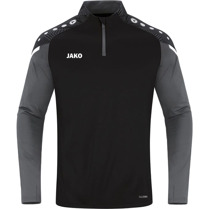 Jako - Ziptop Performance - Zwart Voetbalshirt Kids-128