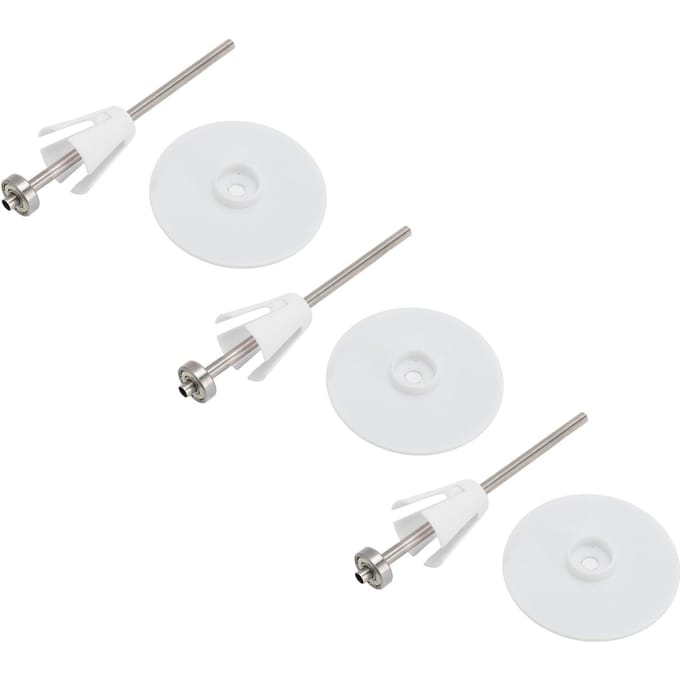 3 Set Spoelpen Universele Naaimachine Hulpstukken Vervangingsonderdelen Accessoires white