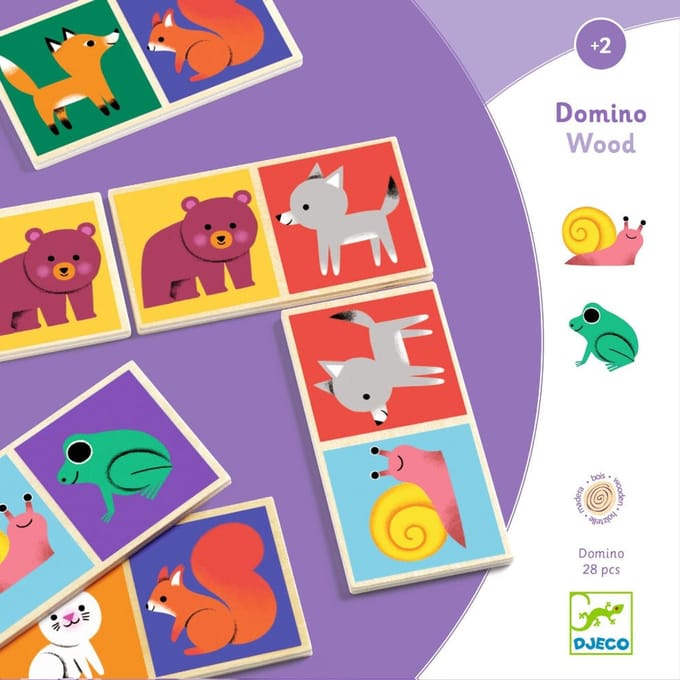 DJECO domino Wood 2 jr+