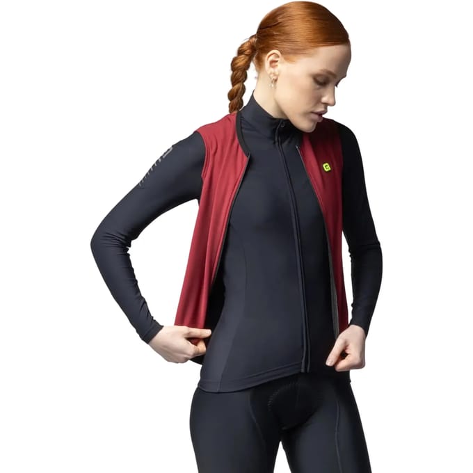 Ale R-ev1 Thermo Gilet Rood M Vrouw