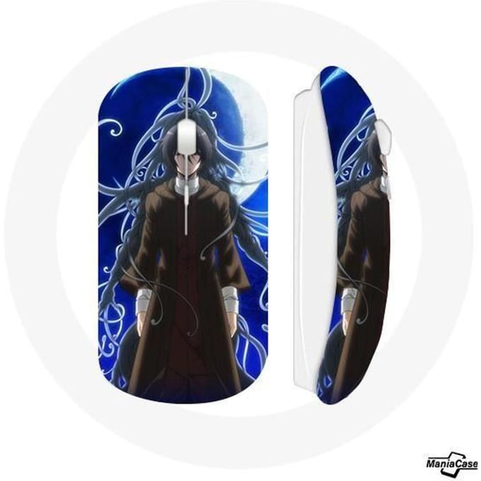 Souris Sans Fil - MANIACASE - Koro Sensei - Compatible Mac et PC - Clé USB Wifi - Couleur Bleue