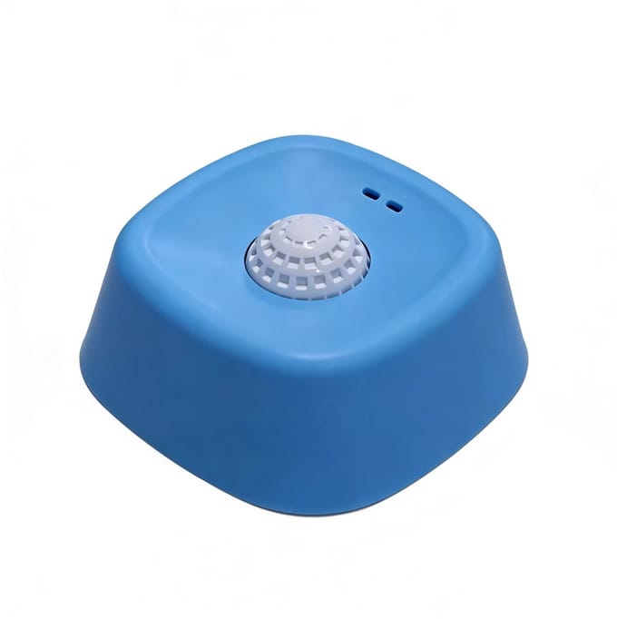 Hond Slow Feeder - Interactieve voerbal - Langzaam Eten Bevorderen - Antislip Basis - 16x15.6x6.5 cm - Blauw