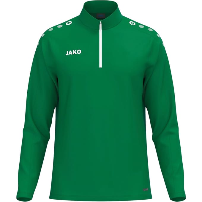 Jako One Ziptop Kinderen - Sportgroen | Maat: 140